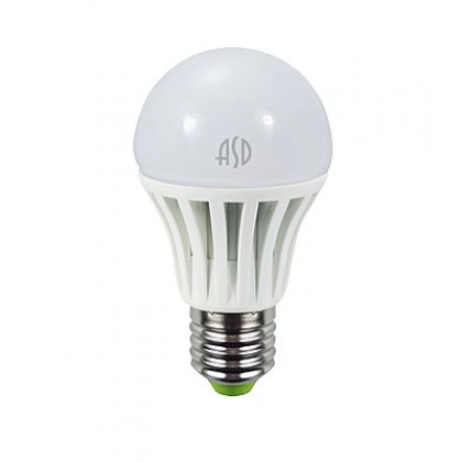 Лампа светодиодная LED-A60-econom 7Вт 220В Е27 4000К 600Лм ASD