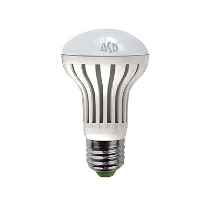 Лампа светодиодная LED-R63-econom 8.0Вт 220В Е27 4000К 650Лм ASD