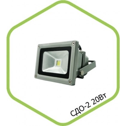 Светодиодный прожектор СДО-2-20 20Вт. 1600Лм IP65 ASD